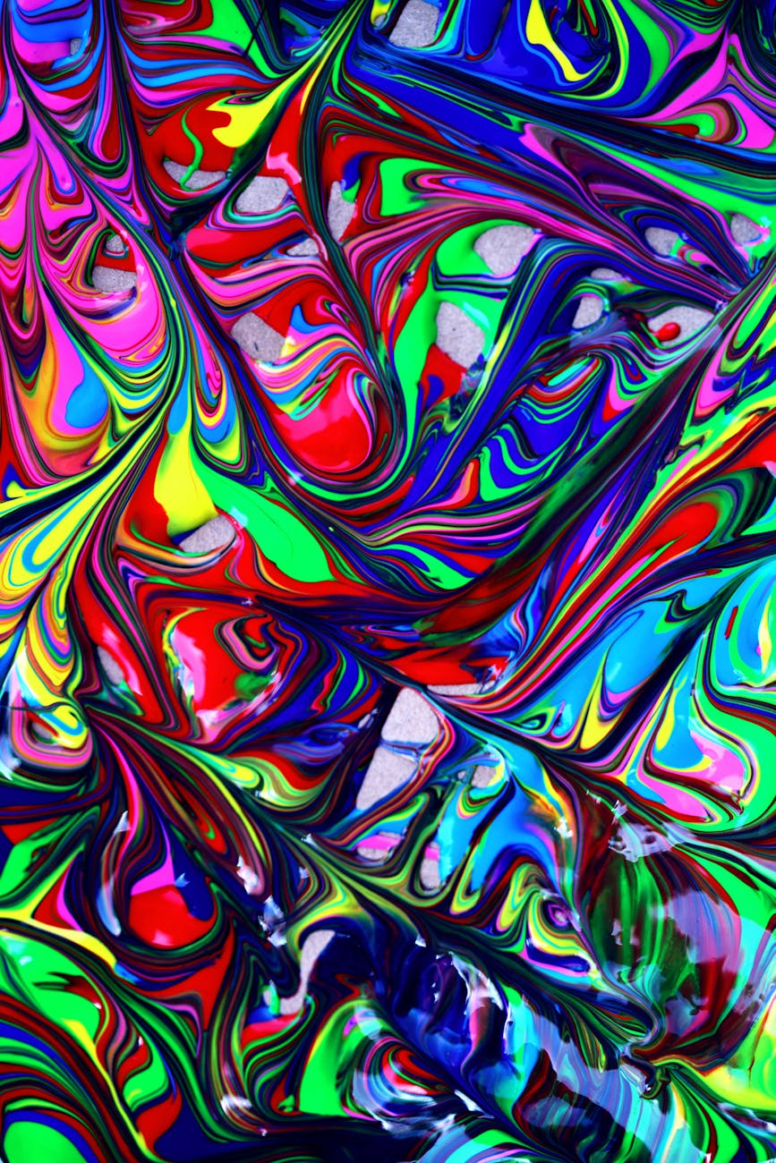 multicolored abstract artwork